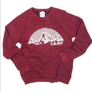 Camp Brand Goods Mountain Arch Crewneck.